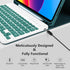 MMK Keyboard Case for iPad 10th Generation 10.9" 2022, Detachable Bluetooth Keyboard & Pencil Holder, Green