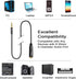 Devinal 1/4" Female to 3.5mm Cable, 6.35mm Female to 3.5mm (1/8" inch) Stereo Headphone Adapter, Quarter inch Female