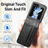 CCSamll Wallet Case for Samsung Galaxy Z Flip 5, Card Holder, Business Style Premium PU Leather Protective Cover (DK
