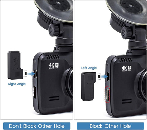 YEAOI R2-4K, V1 V1P V5 V3 Mini USB Dash Cam Power Cord for Rove Car Charger Cable for Rexing Pro Car Dashboard Camera