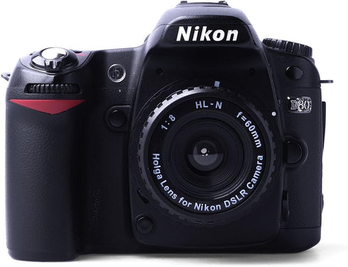 HOLGA 60mm f/8 Lens for Nikon DSLR - Black