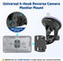 EWAY 4-Hole 4.3"/5" Direct Fit Suction Cup Mount for Backup Camera Monitor, Knob-Lock Adjustable Dashboard Windshield