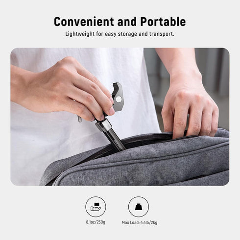NEEWER 9.8"/25cm Adjustable Magic Arm with Super Clamp, Compatible with SmallRig Camera Cage, Max Load: 4.4lb