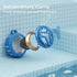 EBODA Shower Bluetooth Waterproof Speaker, IPX7 Floating Portable Wireless Small Speakers with Light, 24H Playtime for