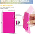 Minimalist Credit Card Wallet with Magnetic Ring, Slim Aluminum RFID Blocking Wallet, Magnetic Card Holder for Men &