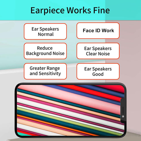 Earpiece Front Speaker Replacement for iPhone Xs 5.8", Repair for iPhoneXS Earspeaker Module Ear Piece Flex Cable