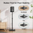 PERLESMITH Universal Speaker Stands for Surround Sound, Holds up to 11LBS, Adjustable Height for Satellite & Bookshelf