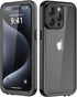 Waterproof Case for 15 Pro Max - Shockproof IP68 Full-Body Sturdy Case with Built-in Screen Protector, Durable