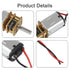 4pcs N20 3V-6V Mini Micro Gear Motor DC Slow Speed Full Metal Gearbox Micro Motor for RC Car, Robot Model, DIY Engine