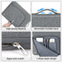 KCY Waterproof Laptop Sleeve Case 15.6 16 Inch | Shockproof Cover Bag for MacBook Pro, Surface, Dell XPS, HP (Grey)