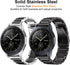 Valkit Compatible with Samsung Galaxy Watch 46mm, Galaxy Watch 3 45mm, Gear S3 Classic, 2 Pack Stainless Steel Bands