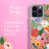 Rifle Paper Co. iPhone 14 Pro Max Case, Compatible with MagSafe, 10ft Drop Protection, Floral Pattern, Garden Party