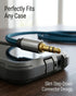 Hftywy 5ft/1.5M, 3.5mm 3.5mm Aux Cord Nylon Braided Audio Cable Headphone Cable Male to Male Aux Cord for Car