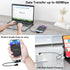 iPhone Charger 1ft 90 Degree 2 Pack MFi Certified Elbow Short Lightning Cable for iPhone 14/13/12/11 Pro X XS XR 8 Plus