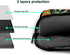 JIPOFD seamless Happy carrot pattern Print Structured Laptop Bag Oxford Cloth Briefcase Padded Shoulder Case with Front