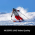 Dragon Touch 4K Action Camera, 20MP, 100FT Waterproof with Remote, 170° Wide Angle, 2 Batteries