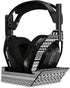 MightySkins Carbon Fiber Skin - Black Aztec for Astro A50 Wireless Headphones + Base Station (Gen 4) | Durable Finish