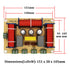 HiQltyla 400W 4-Way RCEDA-406 4 8 2X 1x 1x Speaker Crossover, Passive Crossover for Car Home Audio to Ohm Bass +