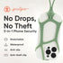Pulpo Safety Phone Leash 6.1 6.8 Pulpo Safety Cell Phone Lanyard Green Fits Smartphones to - Anti Theft Phone Strap