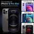 Uyiton iPhone 12 Pro Max Camera Lens Protector - 9H Tempered Glass, Drop Protection, Scratch Resistant, Easy Install -