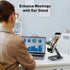 Cell Phone Stand for Desk, Adjustable Portable Foldable Holder Cradle Dock, Compatible with iPhone 15 14 13 Pro Max Mini