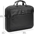 Amazon Basics 15.6 in Laptop Bag with Shoulder Strap and Handle, Large Capacity, Spacious Compartments, Black
