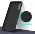 Samsung Galaxy A14 5G Case, Black Liquid Silicone with Microfiber Lining & Shockproof Design