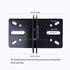 SPS-506B Ceiling Speaker Mounts Wall Mount, 360 Degree Total Adjustment, Holds up to 90lbs, Stainless Steel Bracket for