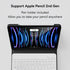 Keyboard Case for iPad Pro 11 Inch 4th/3rd/2nd Gen, Detachable Wireless Bluetooth Keyboard & Flip Stand Case, Black