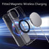 2 Pack Magnetic Ring Sticker for Magsafe Phone Magnet, Upgrade Built-in Magnet for Wireless Charging, Car Holder,