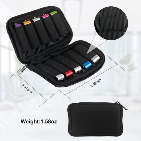 MECHEER 10 12 Flash Drive Case USB Storage Case Slots, Portable Thumb Drive USB Holder, Tech Organizer Travel