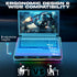 KLIM V15 Gaming Laptop Cooling Pad with 15 Fans, RGB Cooler, Adjustable Stand, Compatible up to 17 Inches