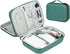 EVA Electronic Accessories Storage Case, Large Shockproof Waterproof Bag for Electronics Organizer, Green, Double Layer