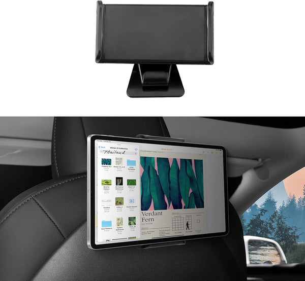 BASENOR 2024 Newest Tesla Model Y Model 3 Model S Model X LR/Plaid Tablet Holder Headrest Mount Accessories