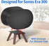 Wooden Table Stand for Sonos Era 300 Space Saving Desktop Speaker Stand Compatible with Sonos Era 300 Desk Stand Holder for Decorations, Black