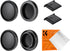K&F Concept E Mount Body Cap & Rear Lens Cover for Sony Nex E Mount A6700 A6600 A6500 A6400 A6300 A6100 A6000 A5100