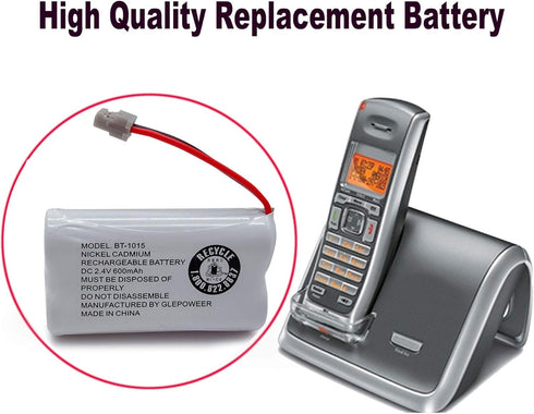 BT1015 BT1007 Cordless Phone Battery - Compatible for Uniden DCX150 DECT1500 D1484 (3 Pack)