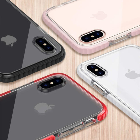 MATEPROX Clear Thin Slim Case for iPhone Xs Max, Anti-Yellow, Anti-Slippery, 6.5''