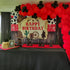Mocsicka Western Cowboy Happy Birthday Backdrop, Rustic Old West Rodeo Banner (7x5ft, 82x60 inch) Decoration