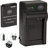 BM Premium EN-EL12 Battery and Charger for Nikon Coolpix A1000 B600 W300 A900 AW100 AW110 AW120 AW130 Cameras
