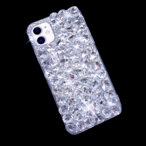 Bonitec 3D Glitter Sparkle Bling Case for iPhone 11, Luxury Shiny Crystal Rhinestone Diamond Bumper Cover