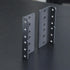 RIVECO 2U Vertical Rack Rails Kit - Heavy Duty Server Rack Mount Rails 2 PCS Black