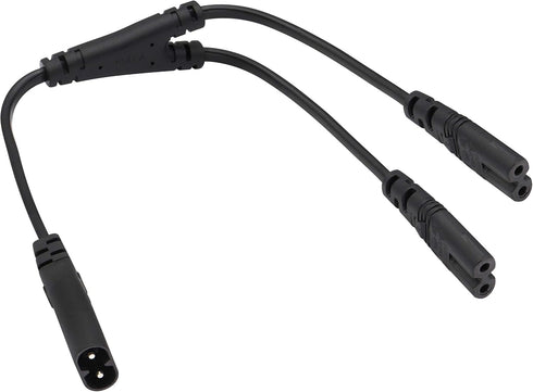AAOTOKK (2 Pack) 320 C8 C7 Cable,10A 125V 8 C7 C8 (0.3m/1ft) (C8 2*C7) IEC to Dual Y Splitter Power AC Adapter Figure