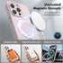 CellEver iPhone 15 Pro Max Case - Slim Magnetic Silicone, Military Grade, MagSafe Compatible, Durable Kickstand, Chalk