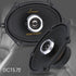 Lanzar 2-Way Universal Car Stereo Speakers - 200W 5” x 7” / 6” x 8” Universal OEM Quick Replacement Component Speakers