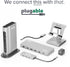 Plugable 7-in-1 USB C Hub Multiport Adapter, Ethernet Compatibility with Mac, Windows, iPhone 15, 100W Charging