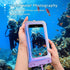 Floating Waterproof Phone Pouch, Soap Bubble Waterproof Case with Crossbody Lanyard for iPhone 15 14 13 Pro Max