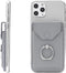 RFID Card Holder & Ring Stand for All Smartphones - Light Grey