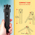 Zeadio etc(40kg/88lb Heavy Duty Metal Camera Tripod Stand - Universal Small Table Tripod for Camera, Gimbal, Action