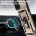 Hitaoyou iPhone 15 Pro Case with Camera Cover & Kickstand, Military Grade Shockproof Heavy Duty Protective Case